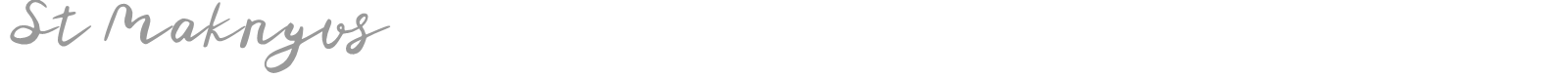 St Maknyus font preview